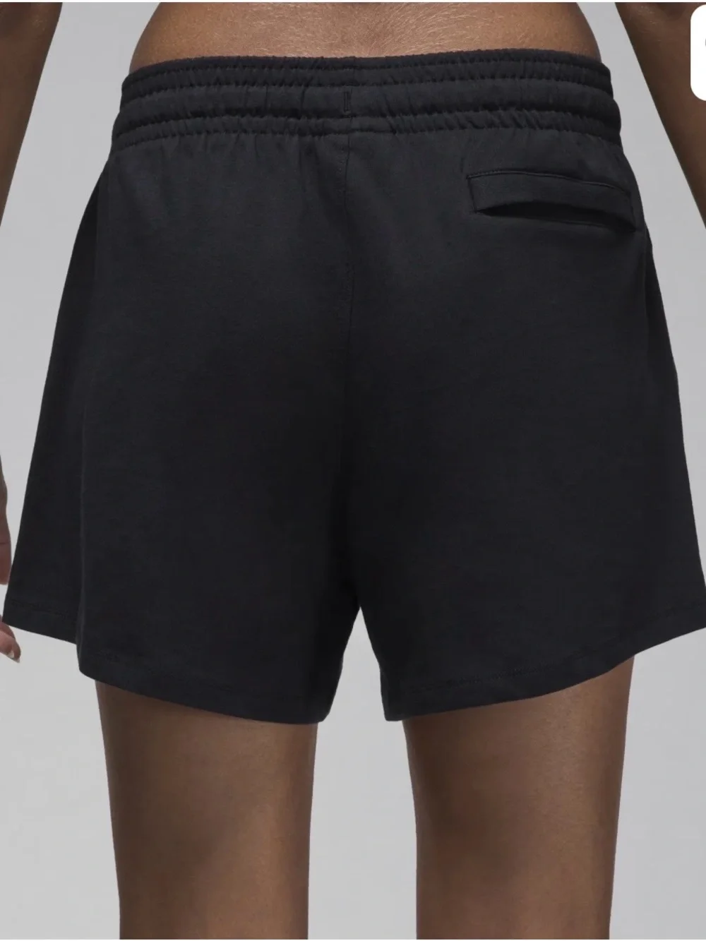 Nike Jordan Black Women's Athletic Drawstring Shorts
